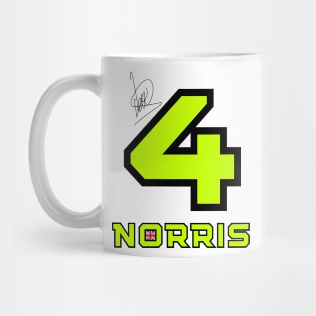 Lando Norris Signature Design by Formula Ghostly